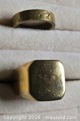MaxSold Auction: 2 men's ring.  One is a bullet ring. Jewelry. - Burnaby (British Columbia, Canada) SELLER MANAGED Downsizing Online Auction - Claude Avenue