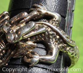 MaxSold Auction: .925 Silver Dragon Ring.  Jewelry. - Burnaby (British Columbia, Canada) SELLER MANAGED Downsizing Online Auction - Claude Avenue