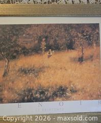 MaxSold Auction: ART-  Renoir Pierre - Auguste Print.   "Spring at Chatou"   - Burnaby (British Columbia, Canada) SELLER MANAGED Downsizing Online Auction - Claude Avenue