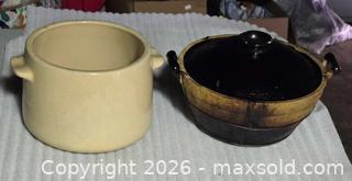 MaxSold Auction: Crock & stone baking dish - Burnaby (British Columbia, Canada) SELLER MANAGED Downsizing Online Auction - Claude Avenue
