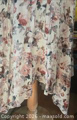 MaxSold Auction: Floral Sundress with lining and asymmetrical bottom hem and pockets! size large - Burnaby (British Columbia, Canada) SELLER MANAGED Downsizing Online Auction - Claude Avenue