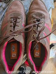 MaxSold Auction: Footjoy mens spiked sneakers. Size 13 - Burnaby (British Columbia, Canada) SELLER MANAGED Downsizing Online Auction - Claude Avenue