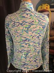 MaxSold Auction: IBKUL Sun protective fashionable Long sleeve shirt.  Medium - Burnaby (British Columbia, Canada) SELLER MANAGED Downsizing Online Auction - Claude Avenue