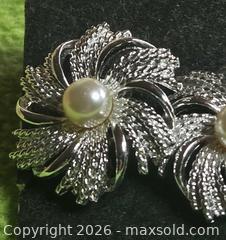 MaxSold Auction: Jewelry. 3 pairs Silver Tone Beautiful Clip on earrings - Burnaby (British Columbia, Canada) SELLER MANAGED Downsizing Online Auction - Claude Avenue