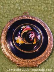 MaxSold Auction: Jewelry. Floral enameled locket pendant - Burnaby (British Columbia, Canada) SELLER MANAGED Downsizing Online Auction - Claude Avenue