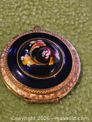 MaxSold Auction: Jewelry. Floral enameled locket pendant - Burnaby (British Columbia, Canada) SELLER MANAGED Downsizing Online Auction - Claude Avenue