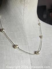 MaxSold Auction: Jewelry.   Gold tone and pearl necklace - Burnaby (British Columbia, Canada) SELLER MANAGED Downsizing Online Auction - Claude Avenue