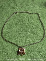 MaxSold Auction: Jewelry.   Gold tone rose on gold tone chain. - Burnaby (British Columbia, Canada) SELLER MANAGED Downsizing Online Auction - Claude Avenue