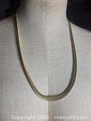 MaxSold Auction: Jewelry.  Jones New York. Single strand thick link gold tone chain. - Burnaby (British Columbia, Canada) SELLER MANAGED Downsizing Online Auction - Claude Avenue