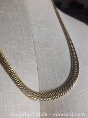 MaxSold Auction: Jewelry.  Jones New York. Single strand thick link gold tone chain. - Burnaby (British Columbia, Canada) SELLER MANAGED Downsizing Online Auction - Claude Avenue