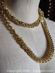 MaxSold Auction: Jewelry. Long thick tight chained gold tone necklace - Burnaby (British Columbia, Canada) SELLER MANAGED Downsizing Online Auction - Claude Avenue