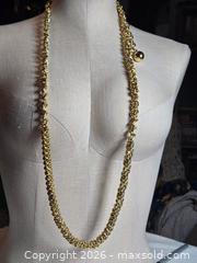 MaxSold Auction: Jewelry. Long thick tight chained gold tone necklace - Burnaby (British Columbia, Canada) SELLER MANAGED Downsizing Online Auction - Claude Avenue