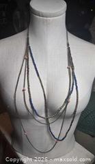 MaxSold Auction: Jewelry.  Multi color multi strand link necklace - Burnaby (British Columbia, Canada) SELLER MANAGED Downsizing Online Auction - Claude Avenue