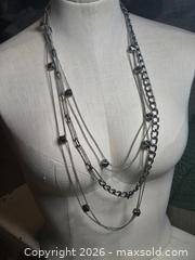 MaxSold Auction: Jewelry.  Multi Link Necklace of varying color and chain size.   - Burnaby (British Columbia, Canada) SELLER MANAGED Downsizing Online Auction - Claude Avenue