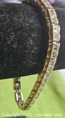 MaxSold Auction: Jewelry. Silver and Gold tone beautiful Bracelet - Burnaby (British Columbia, Canada) SELLER MANAGED Downsizing Online Auction - Claude Avenue