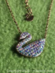 MaxSold Auction: Jewelry. Swarovski swan necklace - Burnaby (British Columbia, Canada) SELLER MANAGED Downsizing Online Auction - Claude Avenue