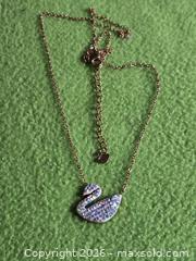 MaxSold Auction: Jewelry. Swarovski swan necklace - Burnaby (British Columbia, Canada) SELLER MANAGED Downsizing Online Auction - Claude Avenue