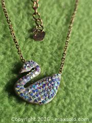 MaxSold Auction: Jewelry. Swarovski swan necklace - Burnaby (British Columbia, Canada) SELLER MANAGED Downsizing Online Auction - Claude Avenue