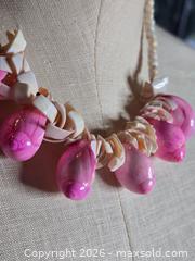 MaxSold Auction: Jewelry. Unique Coral and shell necklace - Burnaby (British Columbia, Canada) SELLER MANAGED Downsizing Online Auction - Claude Avenue