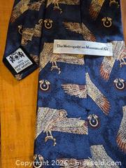 MaxSold Auction: Metropolitan Museum of Art - Silk Owl Tie - Burnaby (British Columbia, Canada) SELLER MANAGED Downsizing Online Auction - Claude Avenue