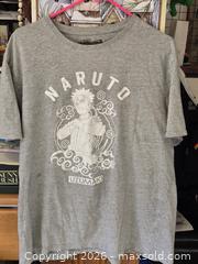 MaxSold Auction: Naruto Grey T-Shirt. XL - Burnaby (British Columbia, Canada) SELLER MANAGED Downsizing Online Auction - Claude Avenue