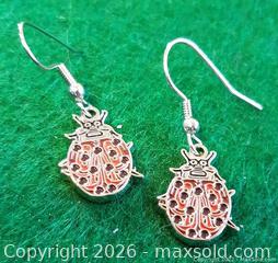 MaxSold Auction: New. Jewelry. Four Pairs of Ladybug earrings with First nations design - Burnaby (British Columbia, Canada) SELLER MANAGED Downsizing Online Auction - Claude Avenue