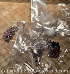 MaxSold Auction: New. Jewelry. Four Pairs of Ladybug earrings with First nations design - Burnaby (British Columbia, Canada) SELLER MANAGED Downsizing Online Auction - Claude Avenue