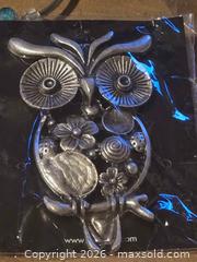 MaxSold Auction: New.  Jewelry. Neva ross owl silver tone brooch - Burnaby (British Columbia, Canada) SELLER MANAGED Downsizing Online Auction - Claude Avenue