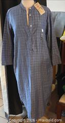MaxSold Auction: new with tags.  Womens Blue Kurta Dress - Burnaby (British Columbia, Canada) SELLER MANAGED Downsizing Online Auction - Claude Avenue