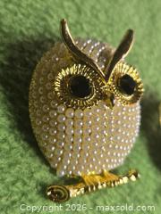 MaxSold Auction: Owl Brooches (3) Jewelry. - Burnaby (British Columbia, Canada) SELLER MANAGED Downsizing Online Auction - Claude Avenue