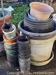MaxSold Auction: Plant Pots for Outdoor Gardening - Burnaby (British Columbia, Canada) SELLER MANAGED Downsizing Online Auction - Claude Avenue