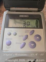 MaxSold Auction: Seiko Digital Metronome.  - Burnaby (British Columbia, Canada) SELLER MANAGED Downsizing Online Auction - Claude Avenue