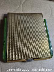 MaxSold Auction: Vintage Cigarette case with Jade side pieces - Burnaby (British Columbia, Canada) SELLER MANAGED Downsizing Online Auction - Claude Avenue
