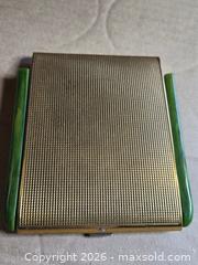 MaxSold Auction: Vintage Cigarette case with Jade side pieces - Burnaby (British Columbia, Canada) SELLER MANAGED Downsizing Online Auction - Claude Avenue