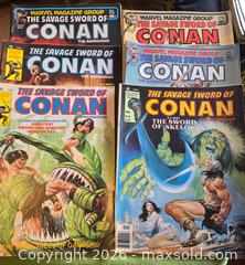 MaxSold Auction: Vintage Conan Comics.   - Burnaby (British Columbia, Canada) SELLER MANAGED Downsizing Online Auction - Claude Avenue