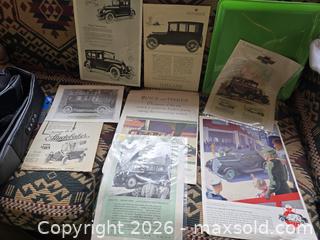 MaxSold Auction: Vintage Railroad Magazines and Vintage Car advertising.  Epherma - Burnaby (British Columbia, Canada) SELLER MANAGED Downsizing Online Auction - Claude Avenue