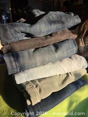 MaxSold Auction: Women's Jeans lot. Six pairs.    (Size 11/12/13  or 30-31 waist) - Burnaby (British Columbia, Canada) SELLER MANAGED Downsizing Online Auction - Claude Avenue