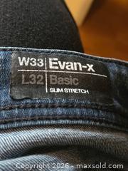 MaxSold Auction: Women's size 33 and 34 jeans.  Buffalo and Ambiguos. - Burnaby (British Columbia, Canada) SELLER MANAGED Downsizing Online Auction - Claude Avenue