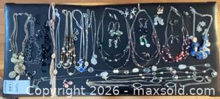 MaxSold Auction: Mixed base metal & sterling necklaces, earrings and pendants - Abington (Massachusetts, USA) PARTNER MANAGED Downsizing Online Auction - North Avenue