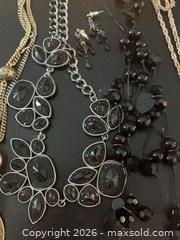 MaxSold Auction: Mixed base metal & sterling necklaces, earrings and pendants - Abington (Massachusetts, USA) PARTNER MANAGED Downsizing Online Auction - North Avenue