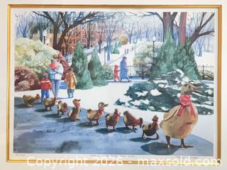 MaxSold Auction: Thomas Rebek — Ducklings in the Boston Public Garden (181/950) - Abington (Massachusetts, USA) PARTNER MANAGED Downsizing Online Auction - North Avenue
