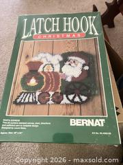 MaxSold Auction: Bernat Latch Hook Kit — Santa Express Train Pattern - Sarnia (Ontario, Canada) PARTNER MANAGED Downsizing Online Auction -  Palmerston Street
