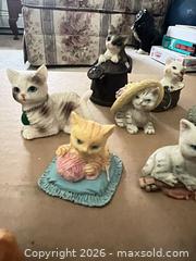 MaxSold Auction: Lot of 12 Painted Ceramic/Resin Kitten/Cat Figurines - Sarnia (Ontario, Canada) PARTNER MANAGED Downsizing Online Auction -  Palmerston Street