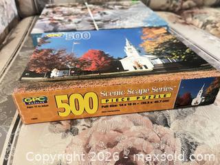 MaxSold Auction: Lot of 2 Jigsaw Puzzles — GPC & Springbok, 500 pcs Each - Sarnia (Ontario, Canada) PARTNER MANAGED Downsizing Online Auction -  Palmerston Street