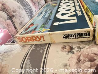 MaxSold Auction: Lot of 2 vintage board games: Sorry! & Concentration - Sarnia (Ontario, Canada) PARTNER MANAGED Downsizing Online Auction -  Palmerston Street