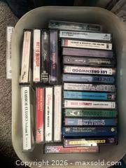 MaxSold Auction: Lot of audio cassettes and CDs — approx. 24–28 cassettes, 4 CDs - Sarnia (Ontario, Canada) PARTNER MANAGED Downsizing Online Auction -  Palmerston Street
