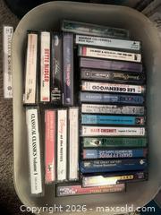 MaxSold Auction: Lot of audio cassettes and CDs — approx. 24–28 cassettes, 4 CDs - Sarnia (Ontario, Canada) PARTNER MANAGED Downsizing Online Auction -  Palmerston Street