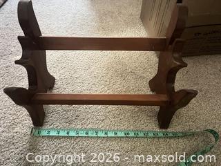 MaxSold Auction: Solid Hardwood Book Holder, Medium Brown Stain - Sarnia (Ontario, Canada) PARTNER MANAGED Downsizing Online Auction -  Palmerston Street