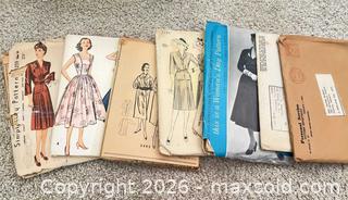 MaxSold Auction: Vintage 1930s–1940s Paper Sewing Pattern Lot — Simplicity & McCall's - Sarnia (Ontario, Canada) PARTNER MANAGED Downsizing Online Auction -  Palmerston Street