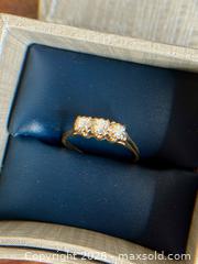 MaxSold Auction: 18kt Gold Ring with Diamonds - Hamilton (Ontario, Canada) SELLER MANAGED Estate Sale Online Auction - Gertrude Street